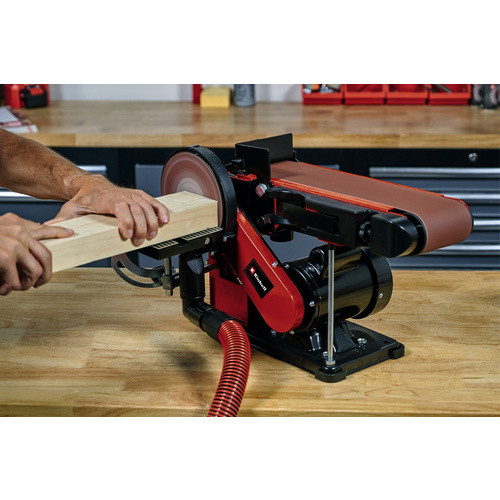 Einhell Stand-Band-Tellerschleifer TC-US 380 in Rot/Schwarz mit 380 W Leistung - Bild 2