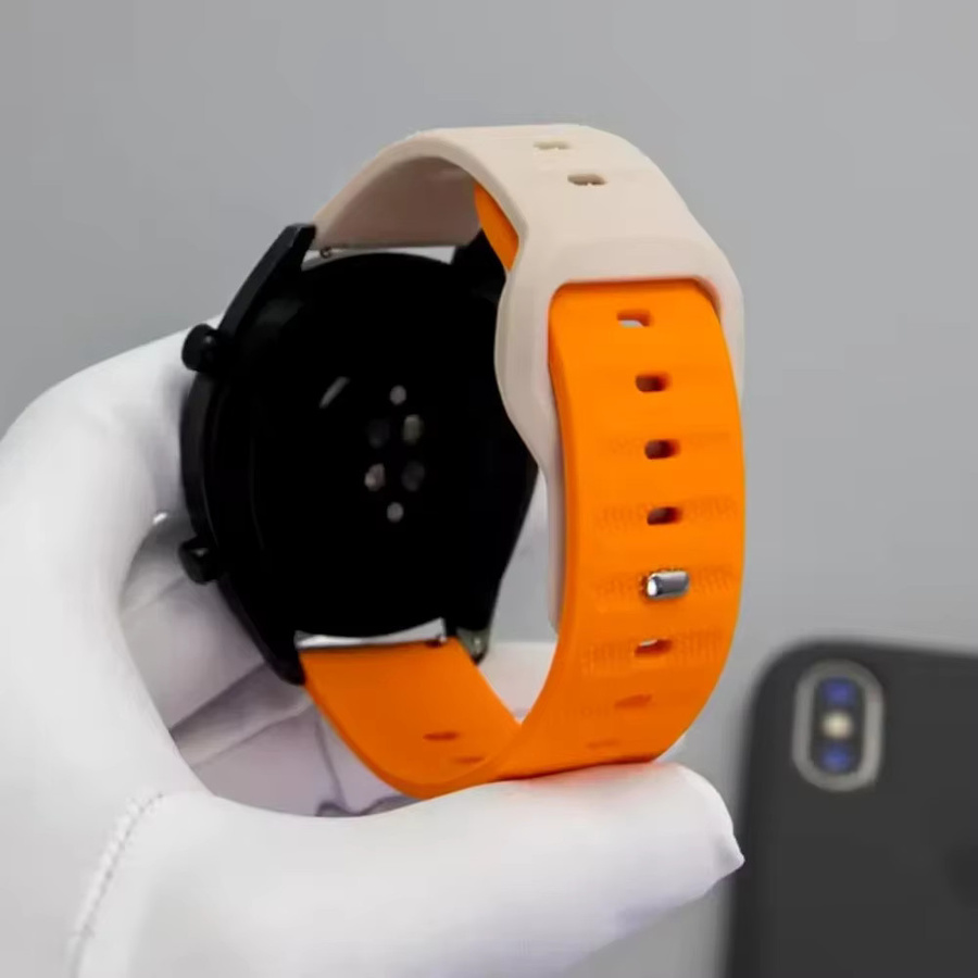 COLMI Uhrenarmband Silikon, orange, Unisex - Bild 1