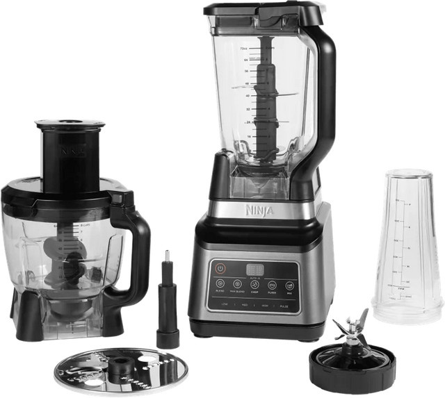 Ninja 3-in-1-Küchenmaschine mit Auto-iQ BN800EU, 1200W, Schwarz, Silber - Bild 1