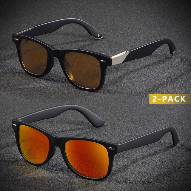CRIXALIS Sonnenbrille, Square, Vollrand, Schwarz, Unisex - Bild 1
