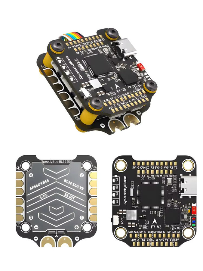SpeedyBee F7 V3 Flight Stack, Flight Controller & BL32 50A ESC - Bild 3