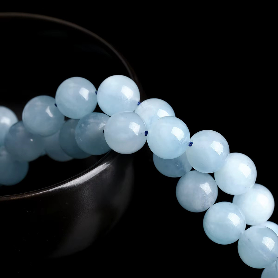 Perle Aquamarin, Blau, Unisex - Bild 2