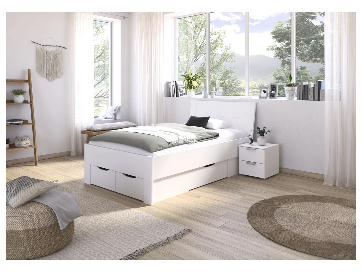 RAUCH Aditio Beds Bett mit Unterbau in Weiß, Liegefläche 120 x 200 cm, B: 126 cm, H: 100 cm - Bild 2