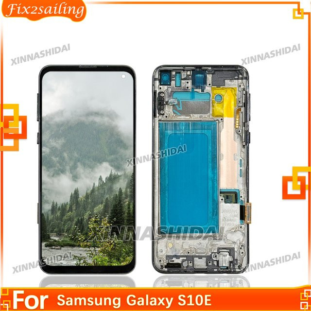 Samsung Galaxy S10E LCD-Display Touchscreen Digitizer Baugruppe in Schwarz für G970 G970F G970U - Bild 1