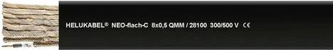 HELU Flachbandkabel 8G 1,5mm² Schwarz 500m - Bild 1