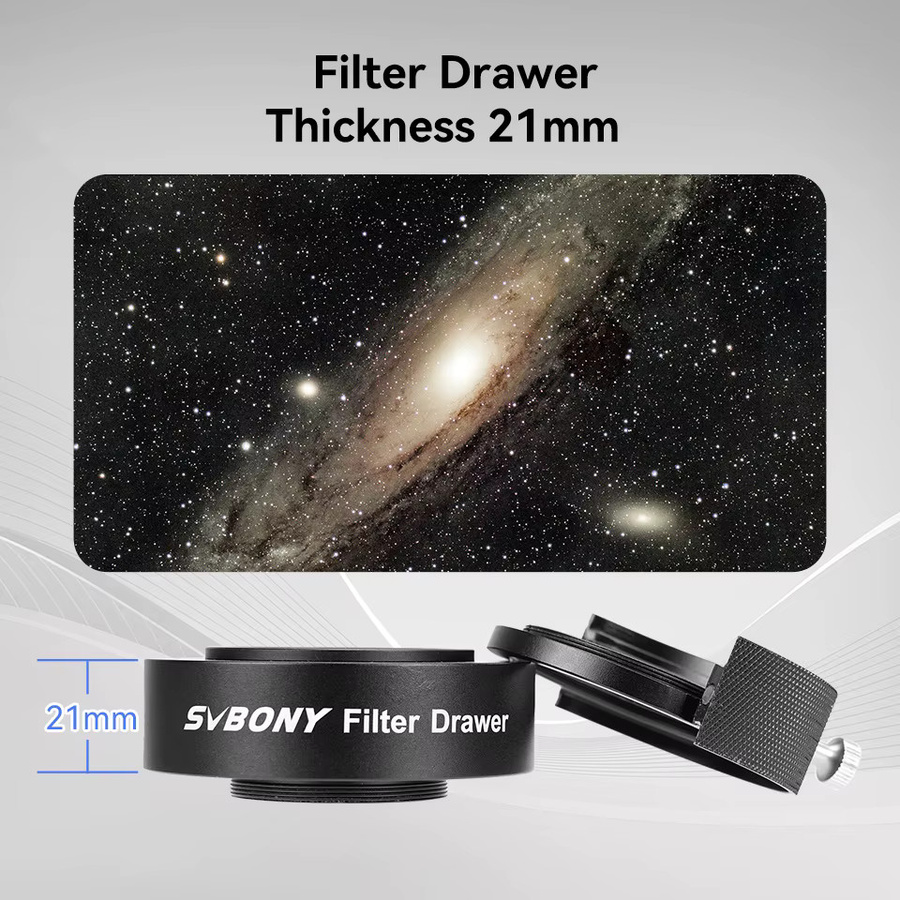 Svbony SV226 Filterschublade in Schwarz mit lichtundurchlässigem Design für Deep-Sky-Fotografie - Bild 5