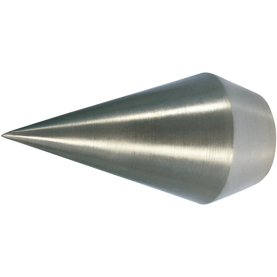 Mydeco Gardinenstangen-Endstück Point in Edelstahl-Optik, Silber, Durchmesser: 2 cm - Bild 2