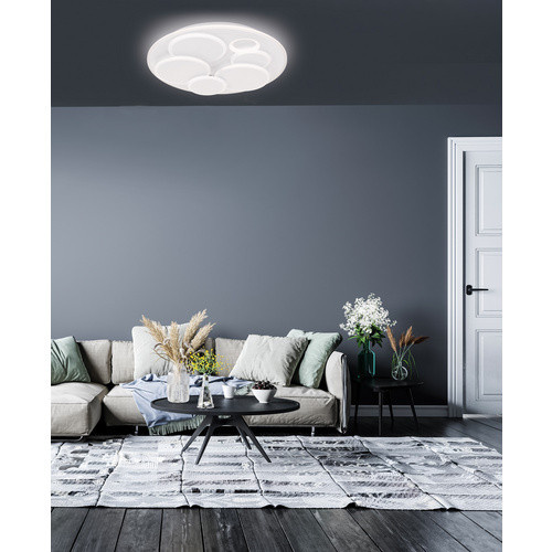 Fischer & Honsel Dots LED Deckenleuchte in Weiss, dimmbar mit Fernbedienung - Bild 3