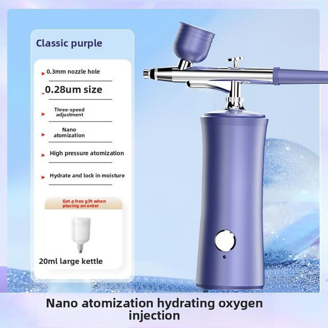 Binchi Health Technology Sauerstoffinjektionsinstrument Gesichtsdampfer, Spray, Unisex - Bild 1