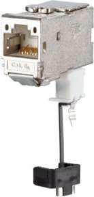 BTR NETCOM C6Amod-270 Cat. 6A Netzwerkmodul geschirmt in Silber - Bild 1