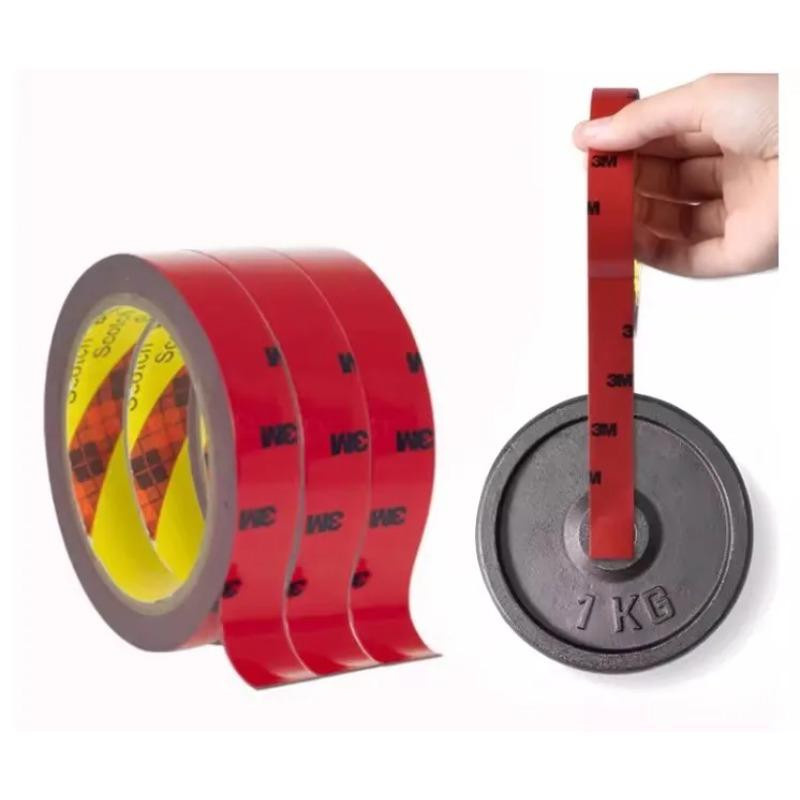 3M Scotch VHB doppelseitiges Schaumstoff-Klebeband aus Acryl für Auto, LED-Leuchten und Büro, Schwarz oder Weiß - Bild 4
