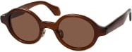 Giorgio Armani AR 8205 Sonnenbrille, Rund, Vollrand, Kunststoff, Braun, Herren - Bild 1