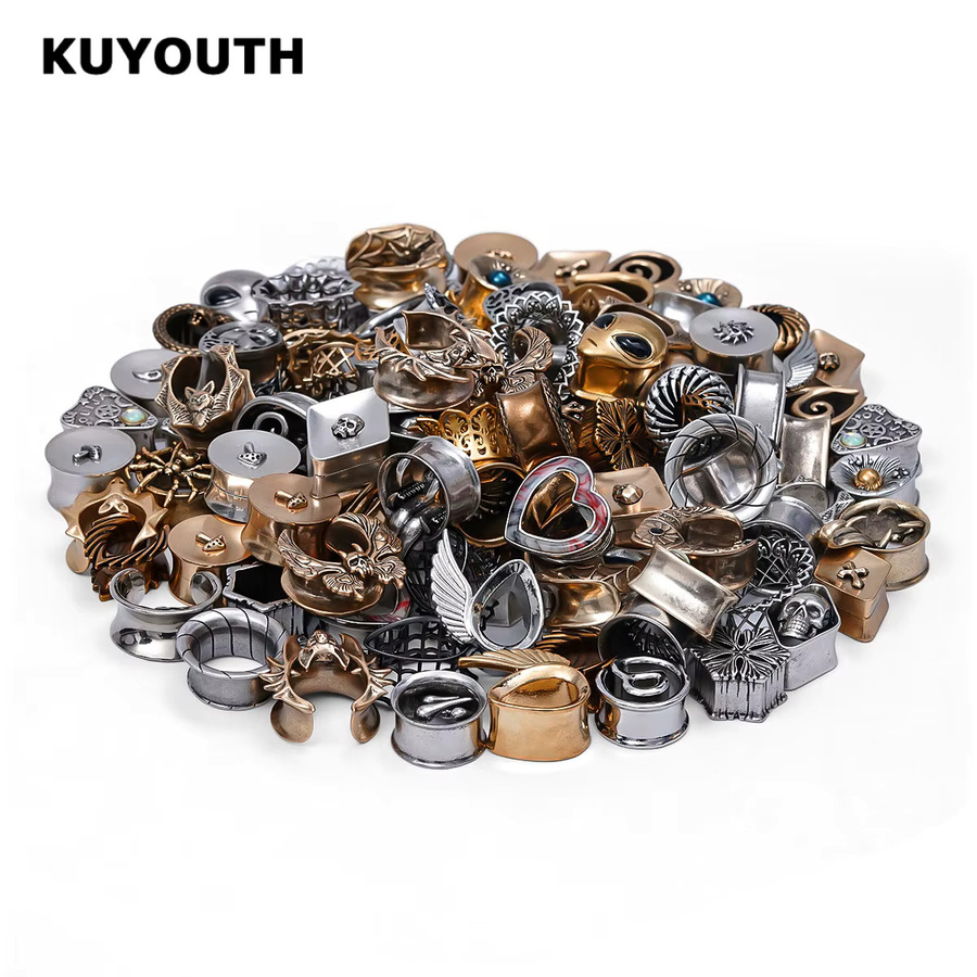 KUYOUTH Ohrstöpsel Kupfer, Unisex, Bunt - Bild 3
