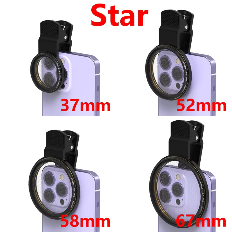 KnightX Star Camera Lens Filter für Smartphones in Schwarz - Bild 2