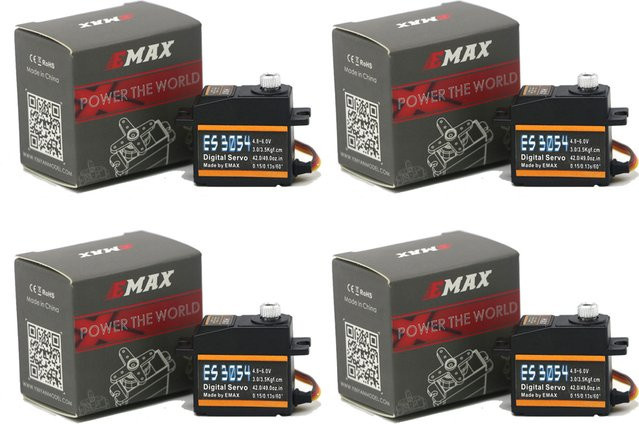 Emax ES3054 Digital Servo mit Metallgetriebe in Schwarz - Bild 1