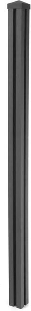 MCW WPC-Pfosten Savoie Stecksystem Anthrazit Höhe: 240 cm - Bild 2