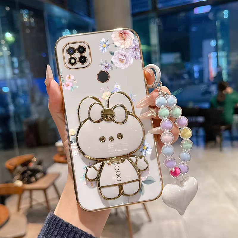 Xiaomi Handyhülle mit Blumenmuster und Lanyard-Halterung für Poco X6 X7 Pro C61 X4 Pro X3 Pro C65 C75 C55 M5 M6 M3 Pro M6 Pro in Pink und Multicolour - Bild 2