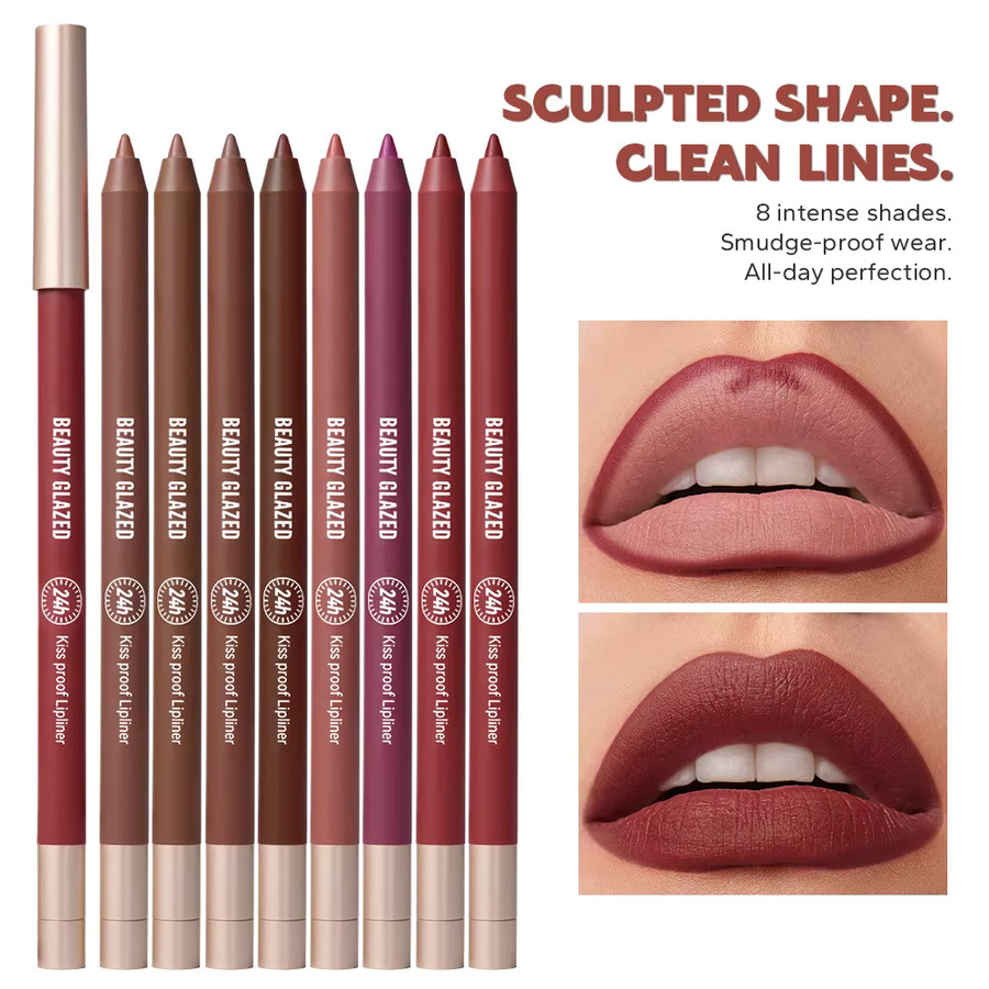 beauty glazed Artist Matte Velvet Lip Liner, 8 Farben, matt - Bild 2