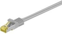 goobay RJ-45 Patchkabel Cat 6a S/FTP PIMF Ethernet LAN grau, Länge: 1,5 m - Bild 1