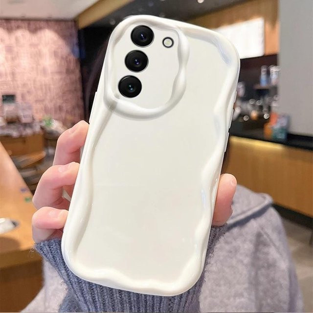 Transparente TPU Wellen Schutzhülle für Samsung Galaxy A55 5G A54 5G A53 A35 A34 A52S A52 A15 A14 A13 A32 A24 A22 A23 A50 A50S - Bild 1