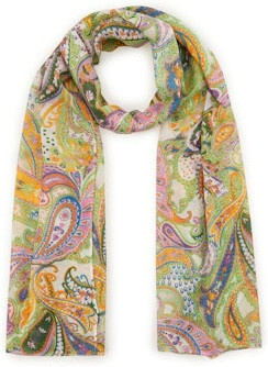 Codello Schal Paisley, Recyceltes Polyester, Damen, 55x180cm - Bild 1