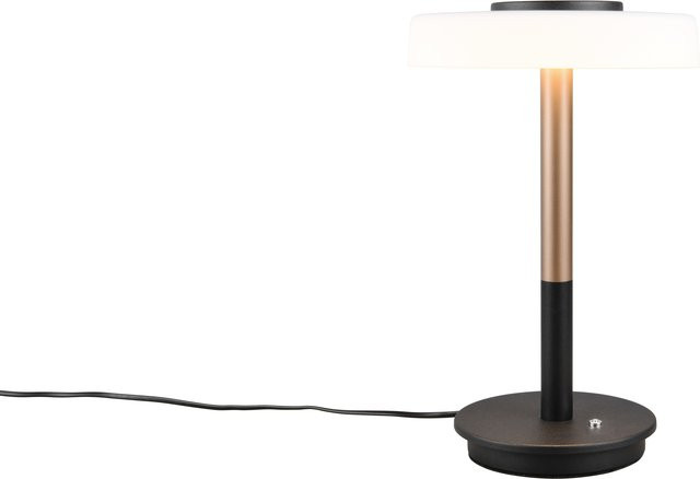 Tischleuchte Trio Leuchten CELESTE in Brown und Multicolour, dimmbar mit LED und warmweißem Licht, modern aus Metall und Glas - Bild 1