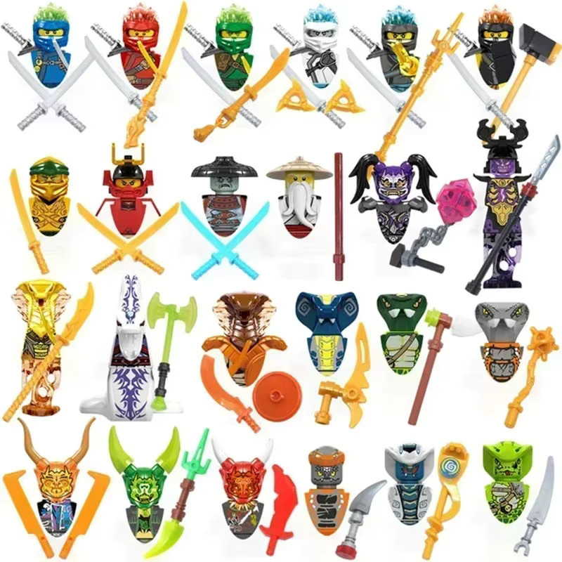 Disney Anime Charaktere Ninja Blöcke, Action Figuren, Bunt / Mehrfarbig - Bild 3