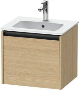 Duravit Waschtischunterschrank Ketho.2 in Eiche Natur, wandhängend mit 1 Auszug, B/T/H: 51 x 42 x 44 cm - Bild 1