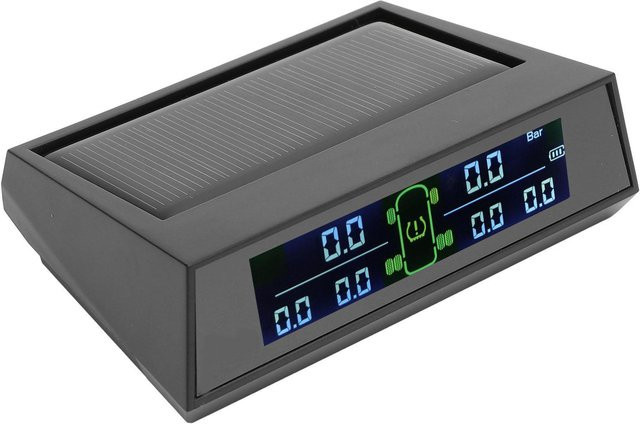 Fishine Reifendruckkontrollsystem mit LCD-Anzeige und 6 externen Sensoren in Grau und Schwarz - Bild 1