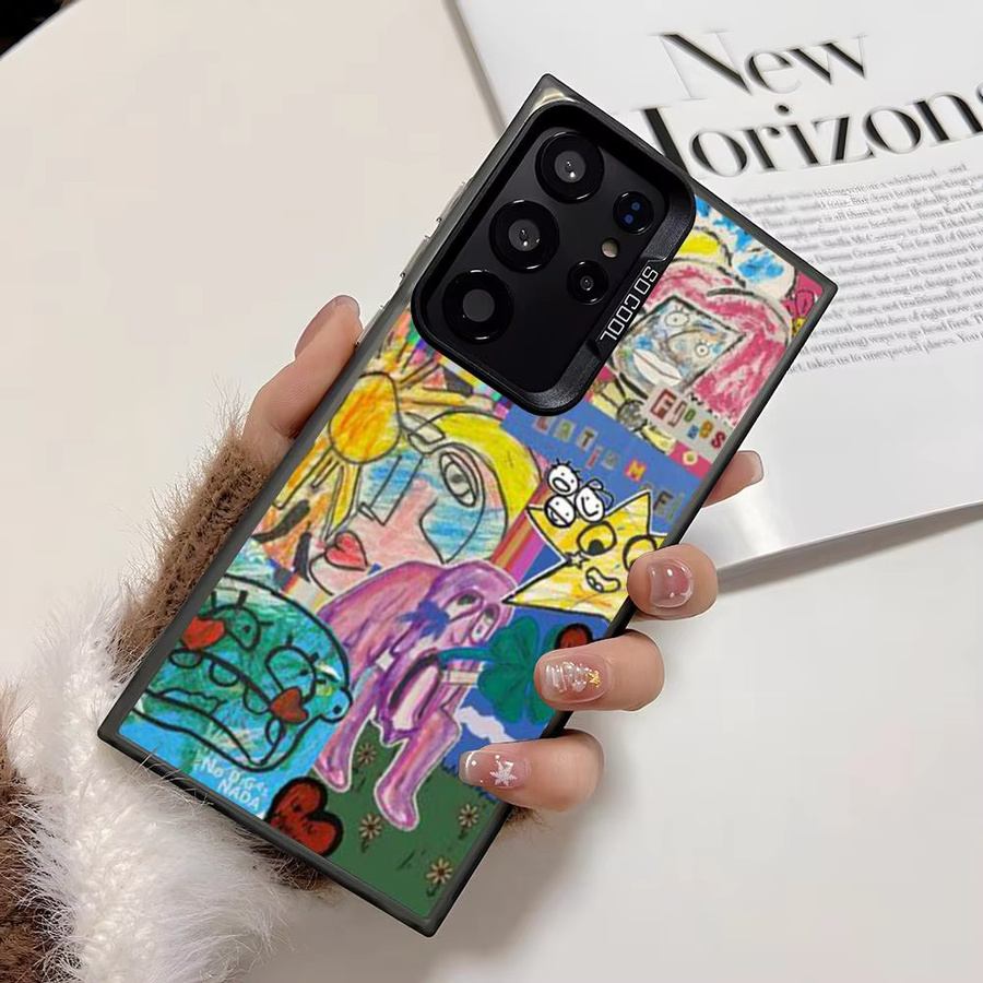 LATIN MAFIA Silikon Handyhülle für Samsung Galaxy S25 Edge S24 S23 S22 S21 S20 Ultra in Bunt und Silber - Bild 4