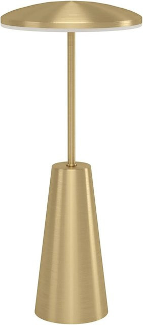 Eglo LED Außen-Tischlampe PICCOLA in Messing gebürstet mit Touchdimmer und Akku, IP54, Höhe: 28 cm - Bild 1
