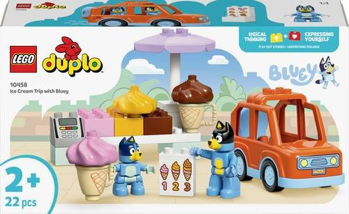 Lego Duplo Bluey Ausflug zur Eisdiele Bauset ab 2 Jahren - Bild 1