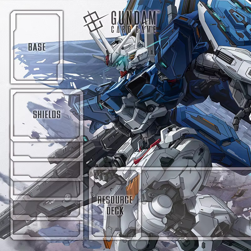Bandai GUNDAM Spielmatte für TCG-Kartenspiele, rutschfeste Brettspielunterlage und Schreibtischunterlage, Multicolor - Bild 2