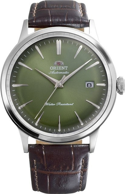 Orient Armbanduhr Bambino, Automatik, Edelstahl, Leder, 41 mm, Herren - Bild 1