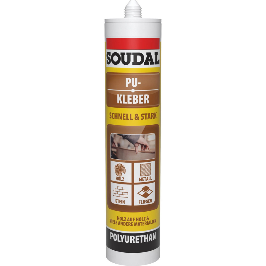 Soudal Polyurethan-Kleber Beige, lösungsmittelfrei, 425 g - Bild 2