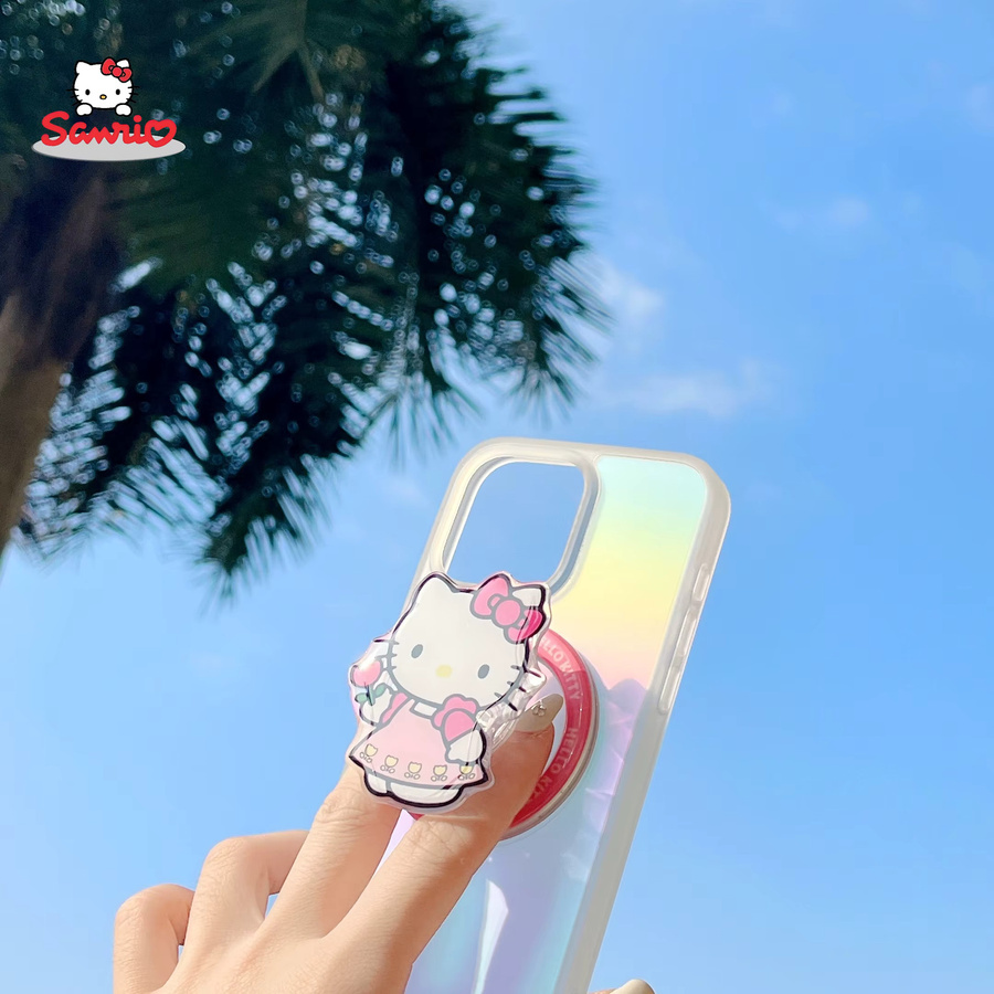 Sanrio Magnetischer Handyhalter mit Hello Kitty, Kuromi, Pochacco und Melody in Multicolour für iPhone und Handyhüllen - Bild 1