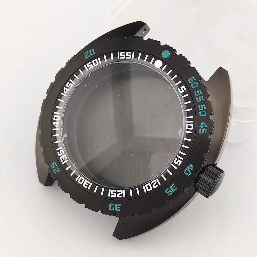 OUMASHI Uhrengehäuse Edelstahl, silberfarben, 42,8 mm, Herren - Bild 2
