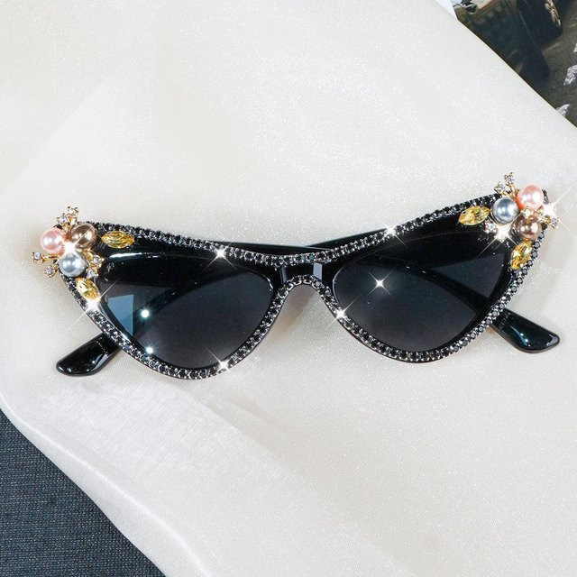 Dote Cat-Eye Korrektionsbrille, Vollrand, Kunststoff, Schwarz, Unisex - Bild 1