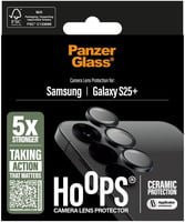 PanzerGlass Hoops Ceramic Kameraschutz für Samsung Galaxy S25+ in Schwarz und Transparent - Bild 1