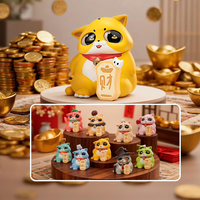 Yubi Panda Panda-Katze Großvater, Figur, Einzelfigur - Bild 1