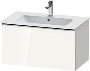 Duravit Waschtischunterschrank D-Neo, wandhängend, Weiß Hochglanz, B/T/H: 81 x 46,2 x 44 cm - Bild 1