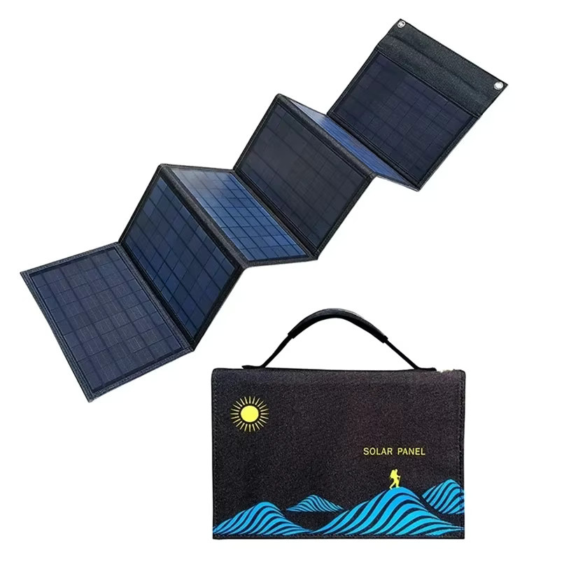 EESBAO Faltbares 100 W Solarpanel mit USB-C für tragbare 12 V Aufladung und Outdoor-Powerbank - Bild 3