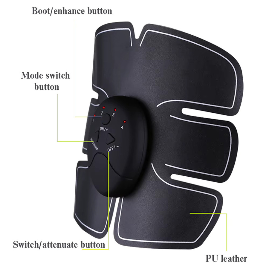 SANPKON EMS Muskelstimulator, Schwarz, Unisex - Bild 4