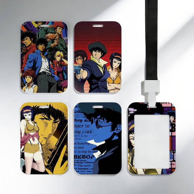 Cowboy Bebop Anime Ausweishalter und Kreditkartenhalter mit durchsichtigem Fenster in Multicolour und Transparent - Bild 1