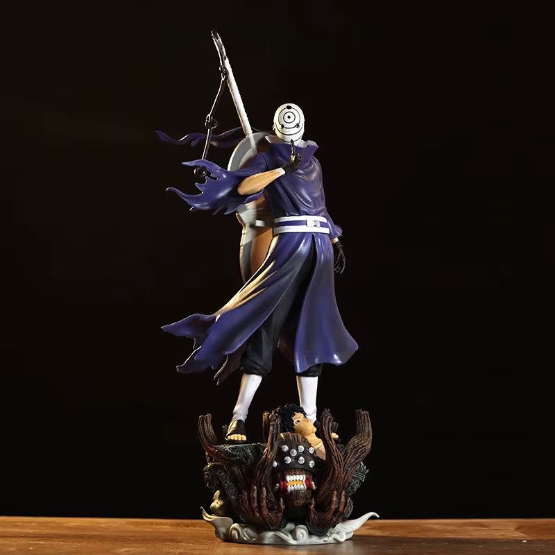 Bandai Anime Figur Naruto Uchiha Dual Head Modell in Multicolor als Desktop Dekoration Ornament - Bild 2