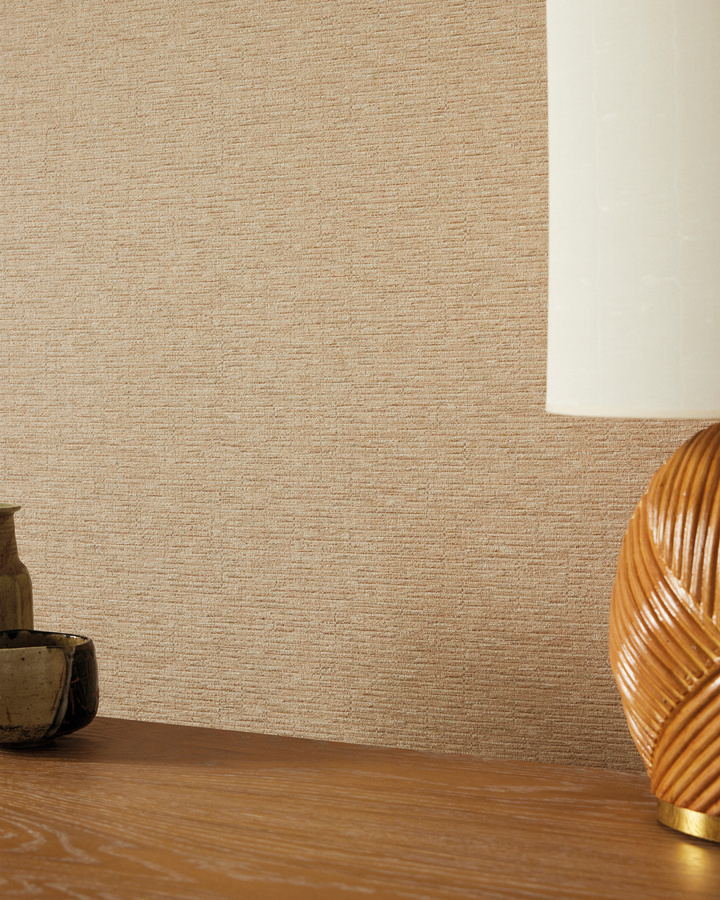 Nobilis Wallpaper Alba MAP41 Tapete in Gold und Beige mit Textur im Glamour-Stil - Bild 1