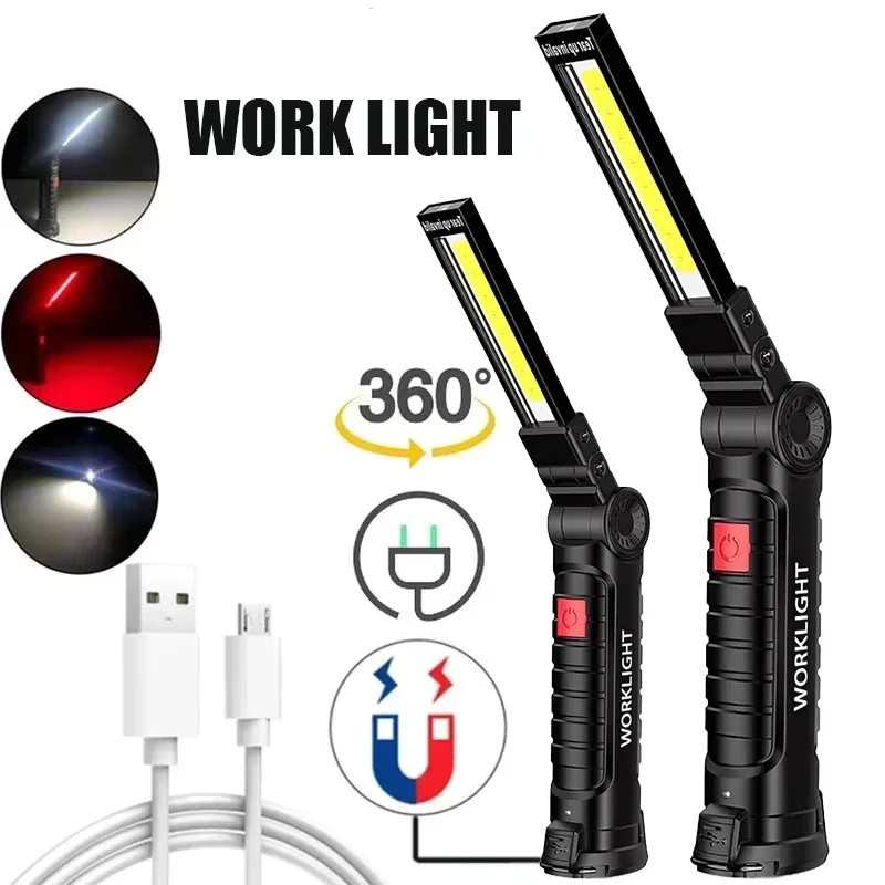 Heinast LED-Arbeitsleuchte mit Magnet und Aufhängehaken, wiederaufladbar, Schwarz - Bild 7