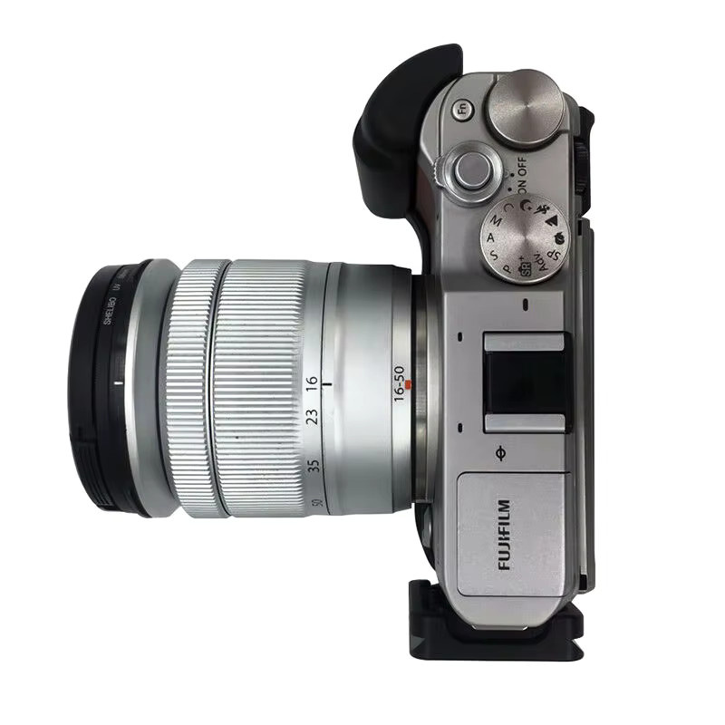 Fujifilm Hand Grip Halterung und vertikale Halteplatte in Silber für Fuji X-A3 und X-A5 - Bild 2