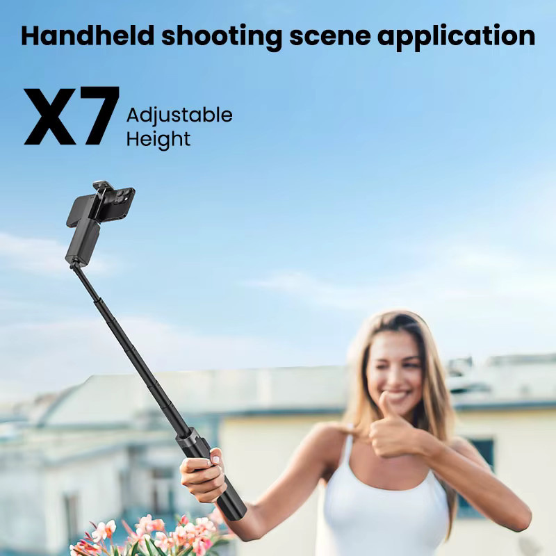 AOCHUAN Smart M3 Handheld-Selfie-Stick mit AI Tracking und 360 Grad Rotation in Schwarz - Bild 3