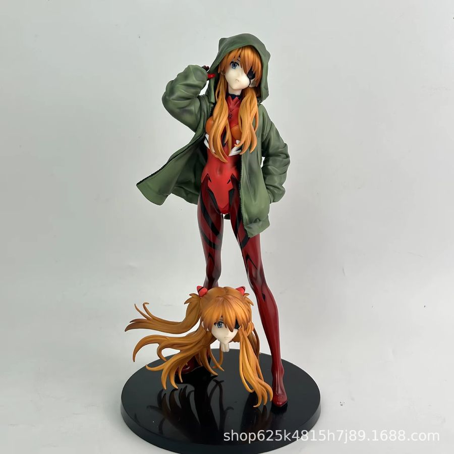 Bandai Anime EVA Asuka Action Figure Theatralische Version, Multicolor, Höhe: 24 cm - Bild 2